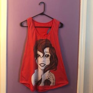 Disney Racerback Tank Top Little Mermaid Ariel